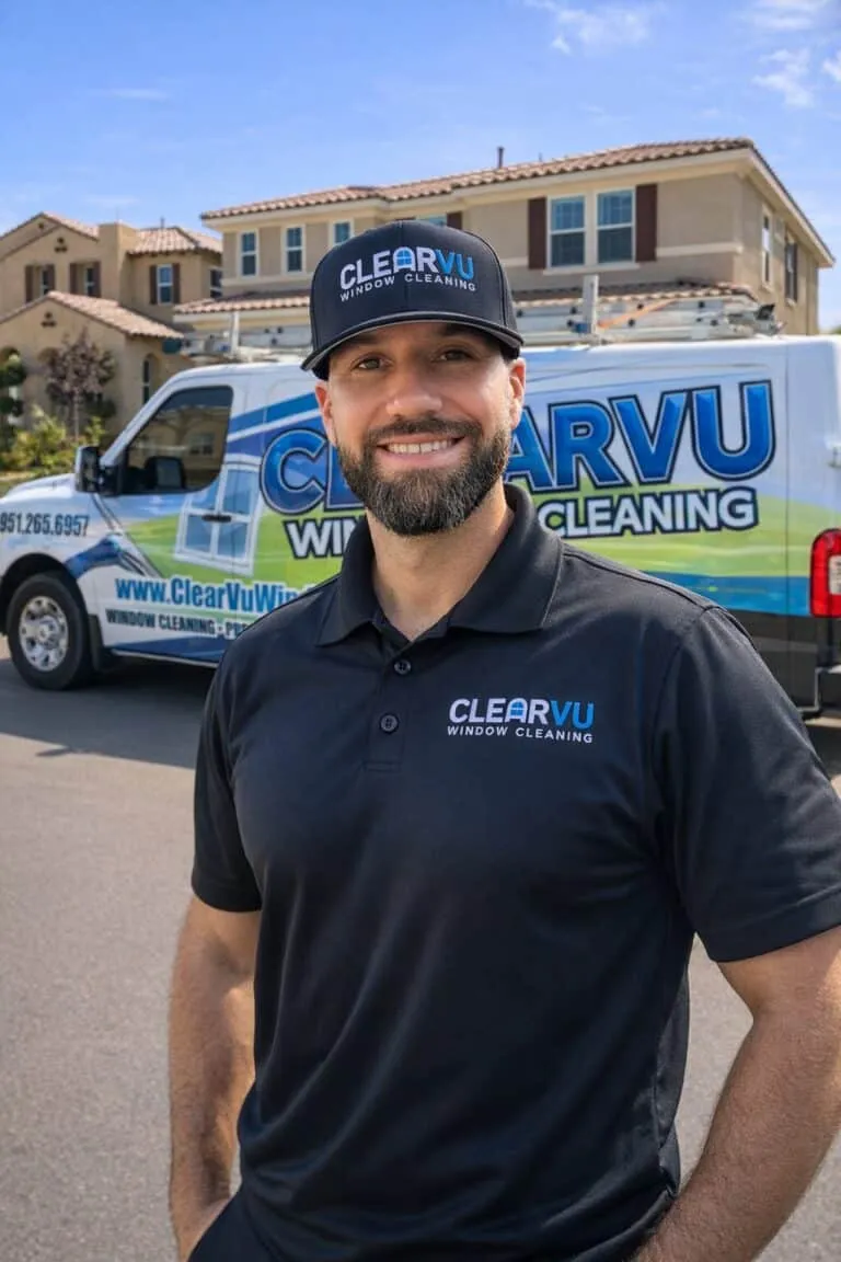 Nick, owner of Clearvu Window Cleaning in Murrieta CA